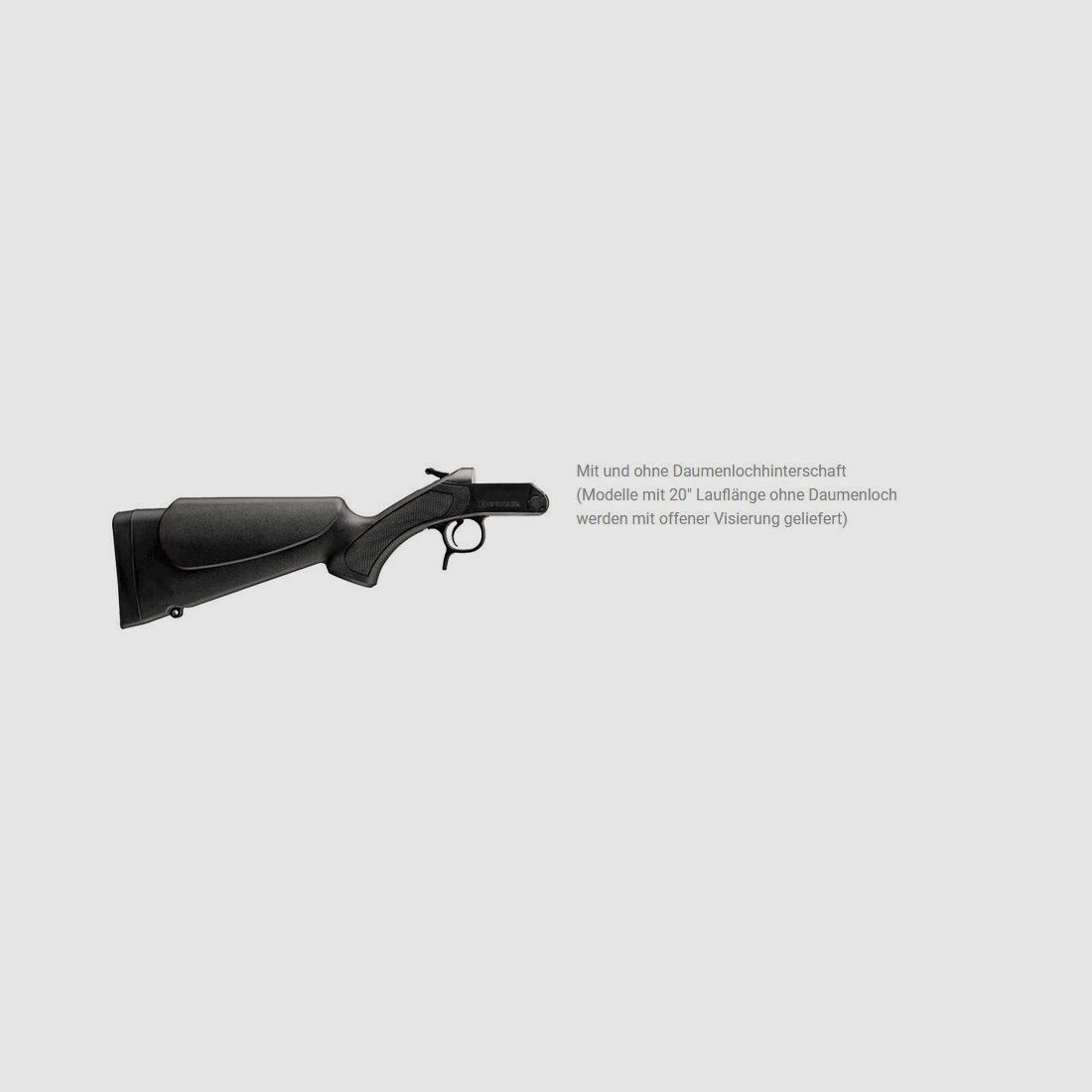 Bergara BA 13 Take Down - Stainless Daumenlochschaft - 20 Zoll