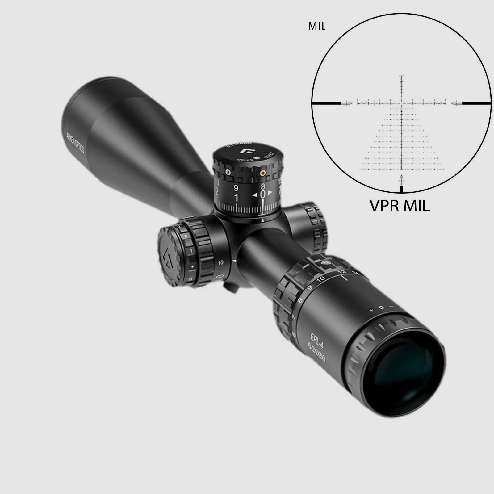 ARKEN OPTICS EPL-4 6-24×50 FFP Mil