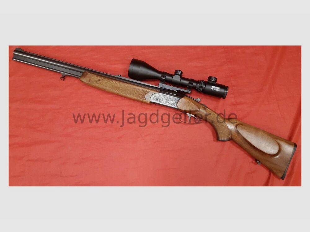 Brünner Bockbüchsflinte 502.1 Kal. 30-06 u. 12/70 mit LP-ZFR .30-06Spring;12/70, Bild 2 von 2