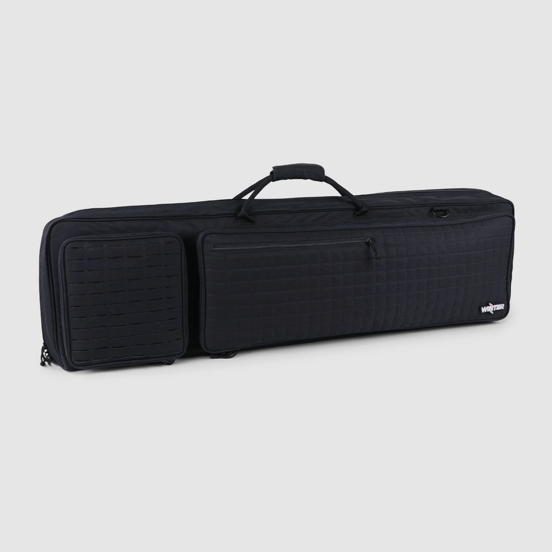 Winter Guncases Waffentasche Tactical 110 cm – Laser-Cut MOLLE, Rucksacktragesystem, 1000D Nylon (Night)