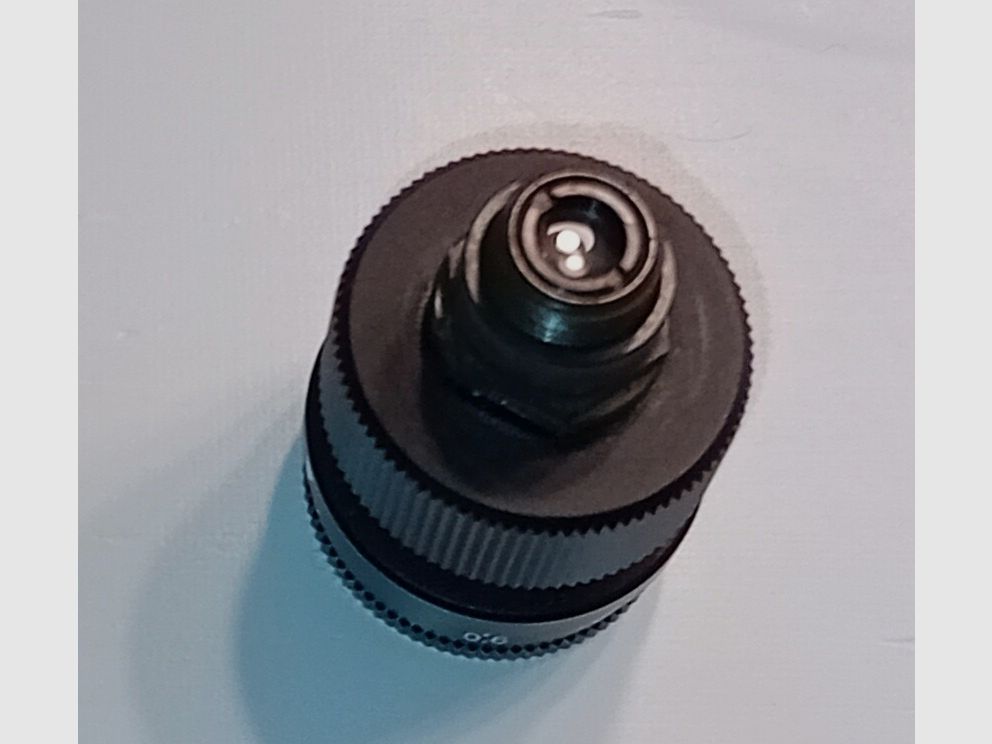 Gehmann Iris diaphragm disc with optics