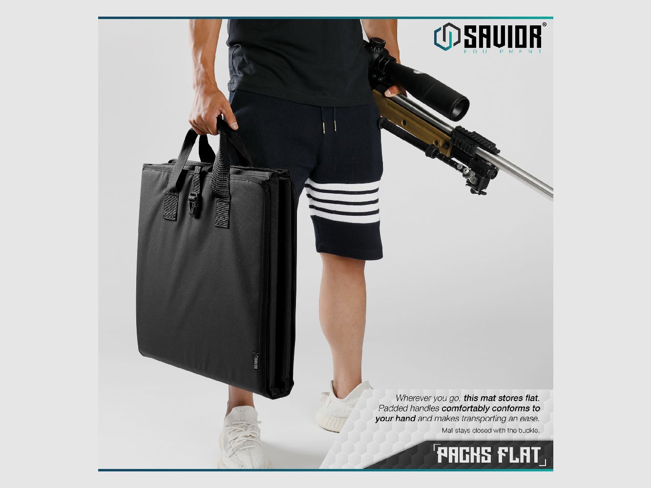 SAVIOR FSM – FALTBARE SCHIESSTASCHE SCHWARZ, Bild 6 von 7
