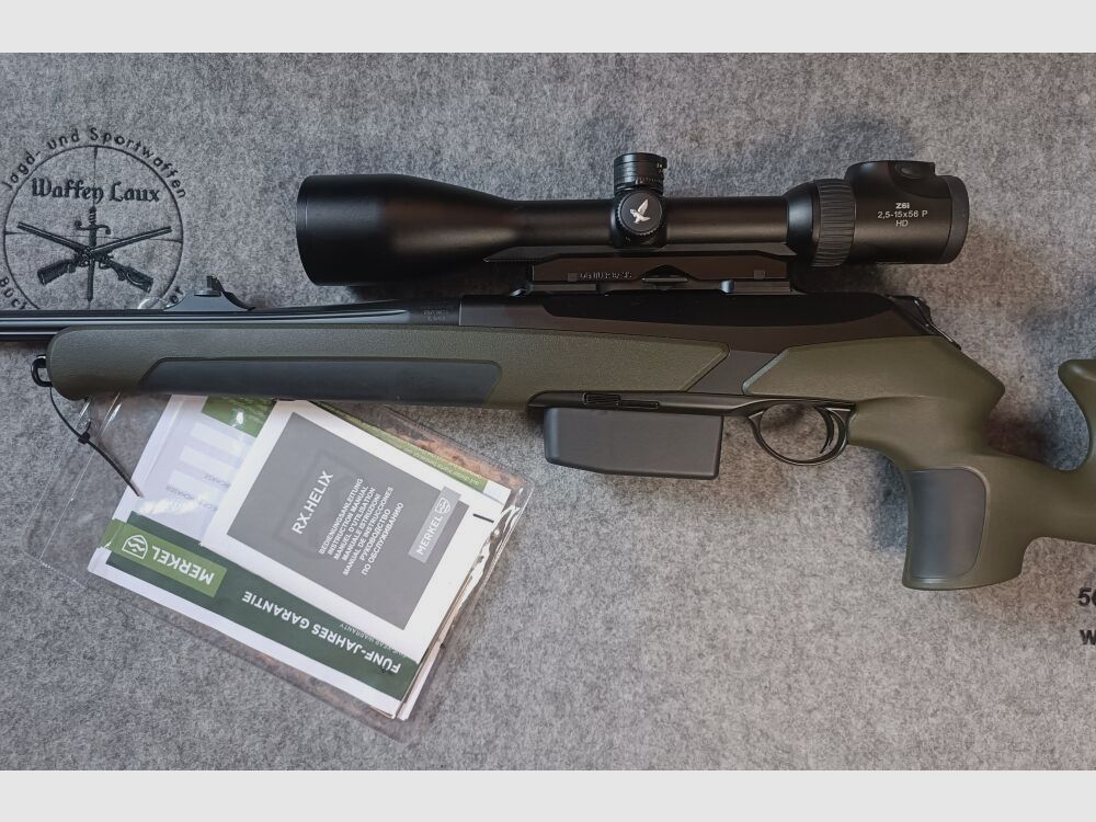 Merkel Modell Helix RX Speedster + ZF Swarovski Z6i 2,5-15x56 Dentler