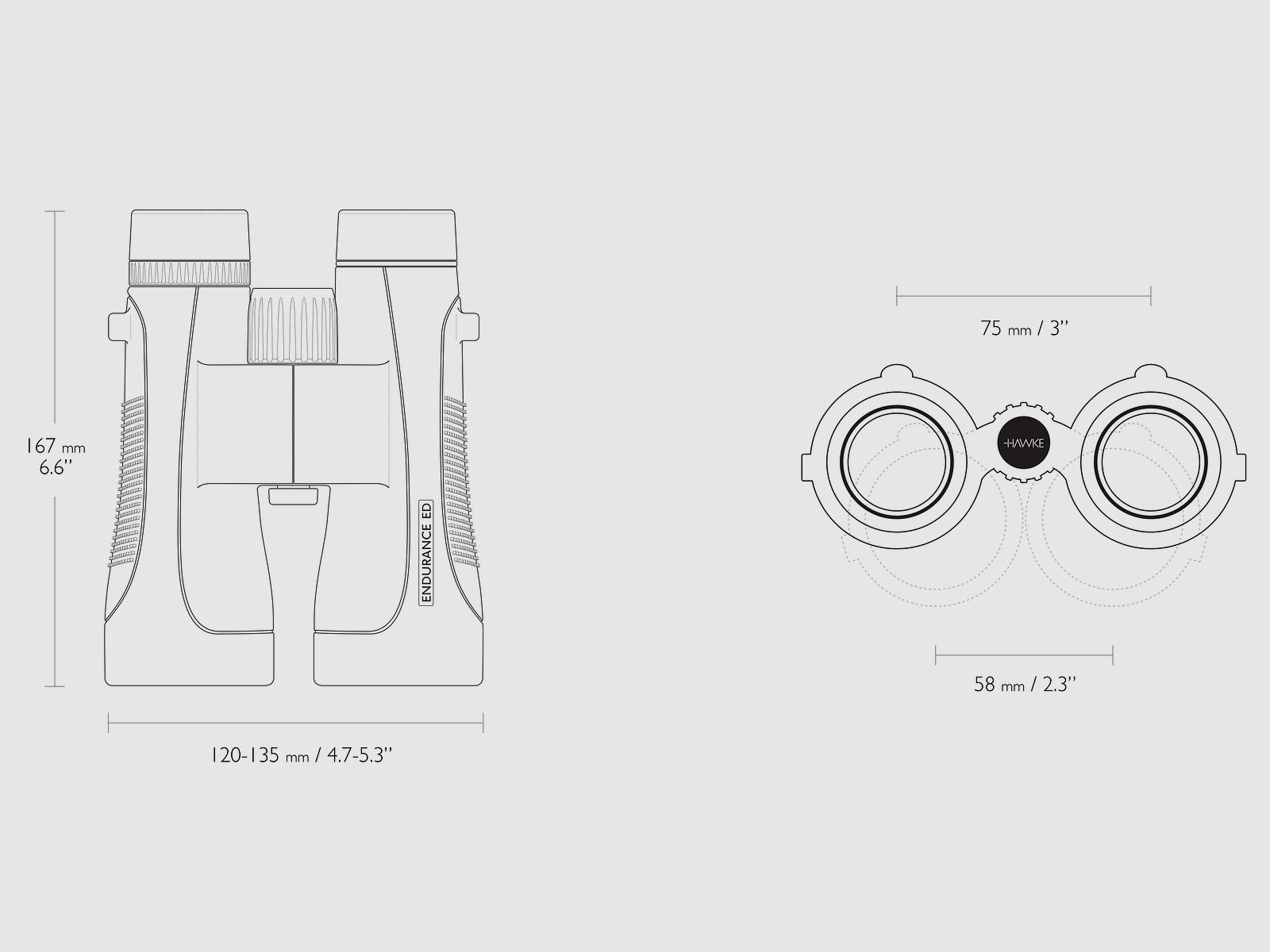 Hawke 36208 ENDURANCE ED 10x50 FERNGLAS SCHWARZ