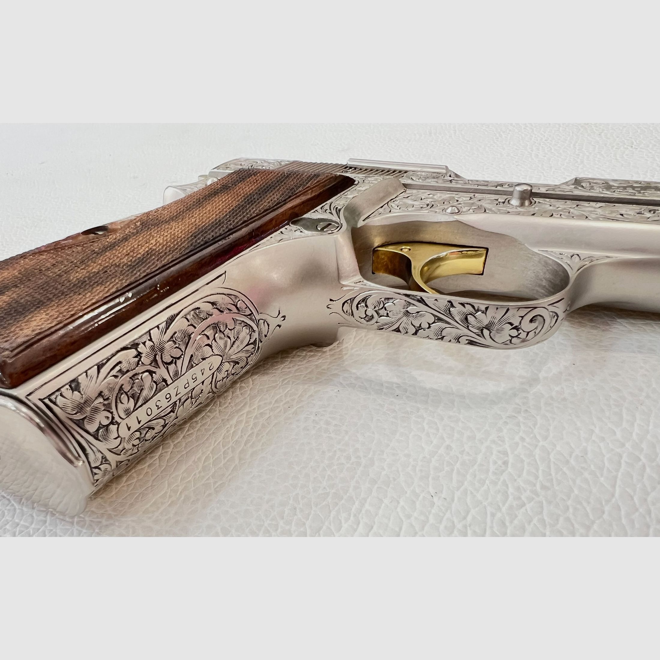 FN BROWNING HIGH POWER RENAISSANCE SILVER JMB CUSTOM - 7,65 PARA, Bild 7 von 9