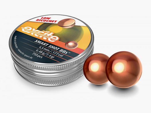 H&N EXCITE SMART SHOT BB'S - 4,5MM - 0,48G. / 7,4GRS. - 750 STÜCK