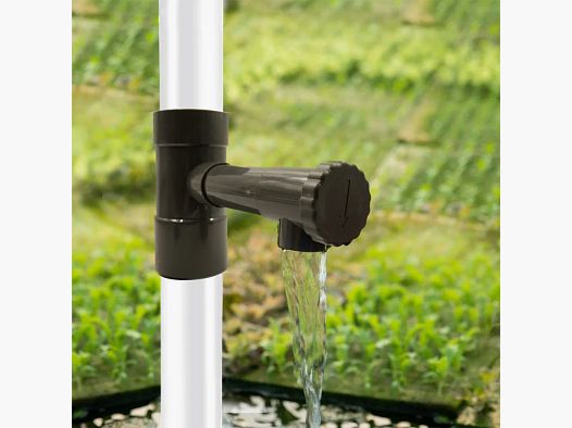 Regenwasser-Rückgewinnungsventil zum Aufstellen auf Fallrohr