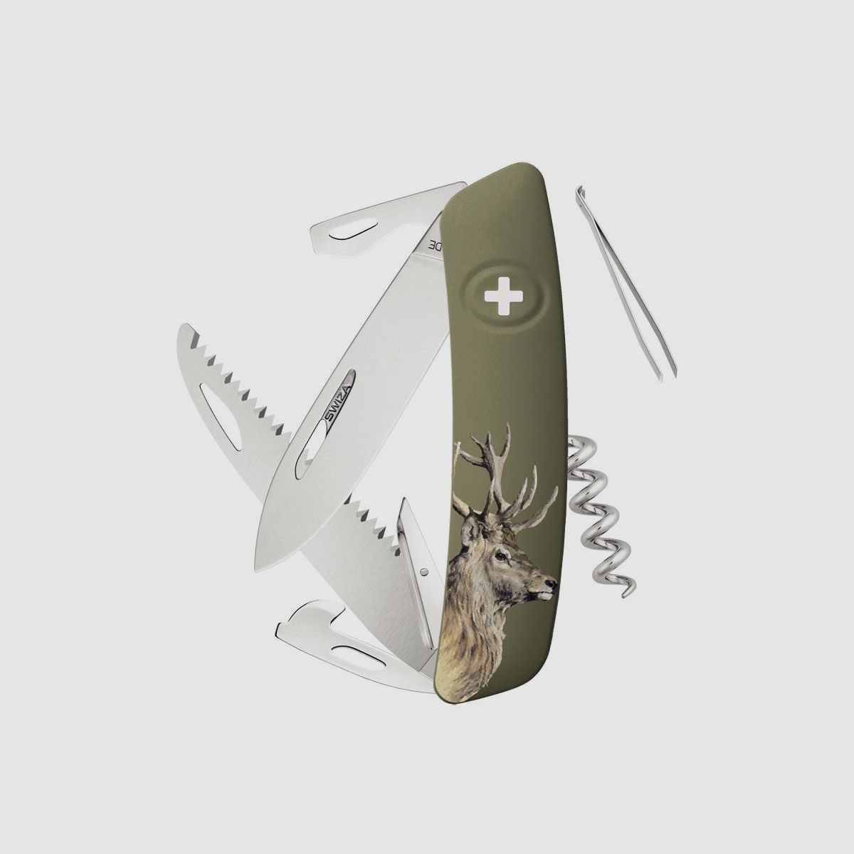 SWIZA DEER KNIFE GREEN