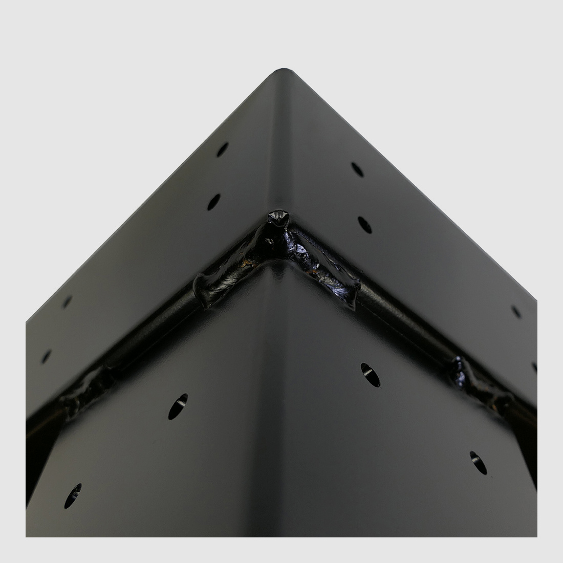 High-quality steel corner brackets 4-piece set KTL coated EXTREMELY ROBUST AND DURABLE
