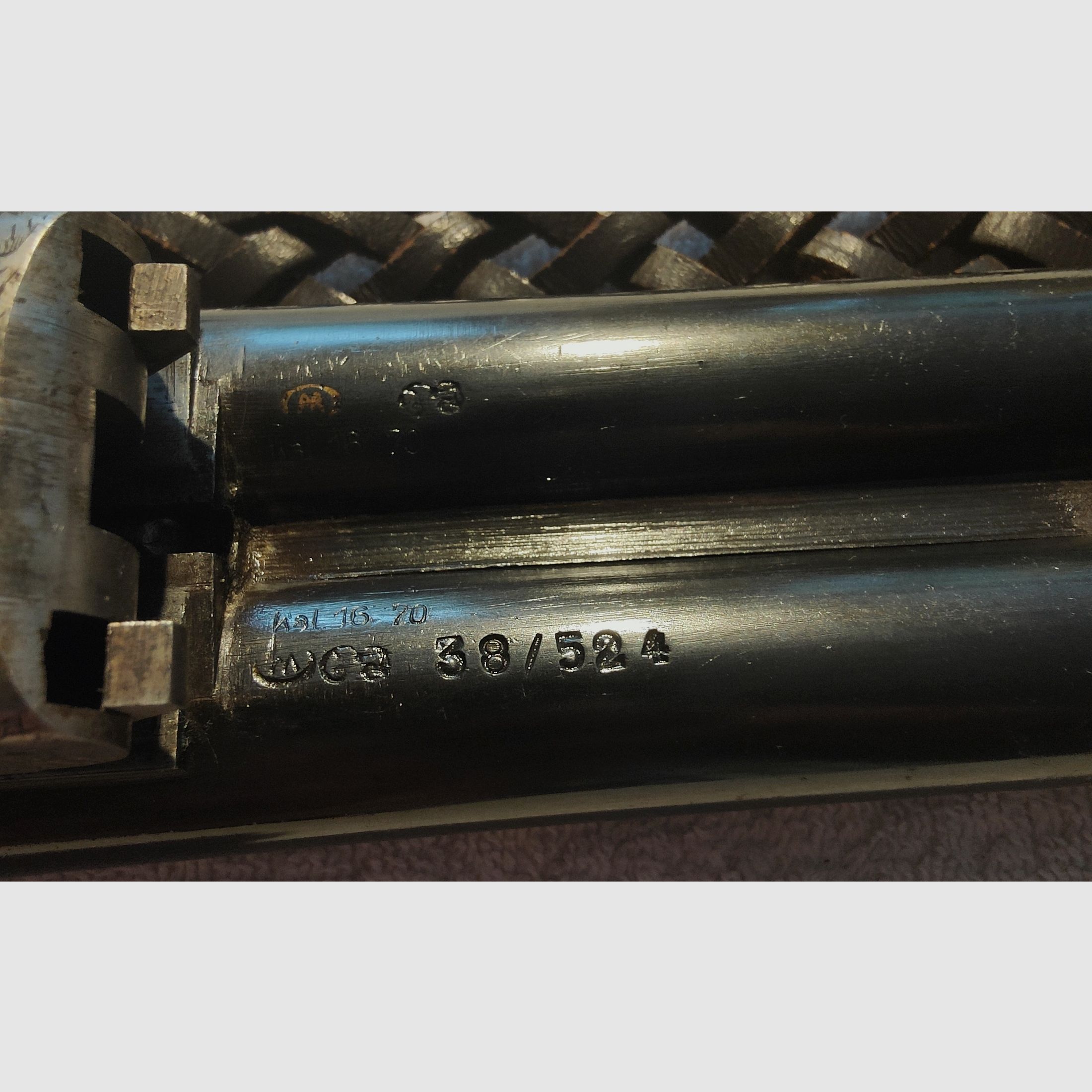 Double-barrel shotgun 16/70 side-by-side shotgun Meisterarbeit W.Kunna Koblenz