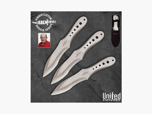 United Cutlery Gil Hibben - Gen X Pro zestaw noży do rzucania 3 sztuki, duży