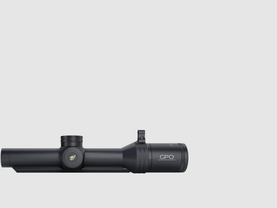 GPO Spectra 8x 1-8x24i G4i Fiber Zielfernrohr mit Schiene