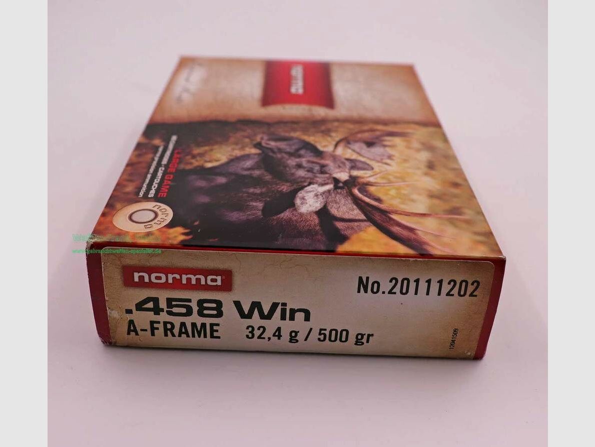 Norma rifle cartridges .458 Win. Mag.