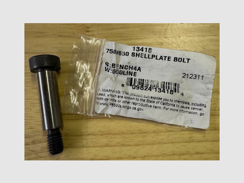 Dillon XL650 XL750 650 750 Shellplate Bolt Schraube für Wiederladen Dillon Drehteller Schraube