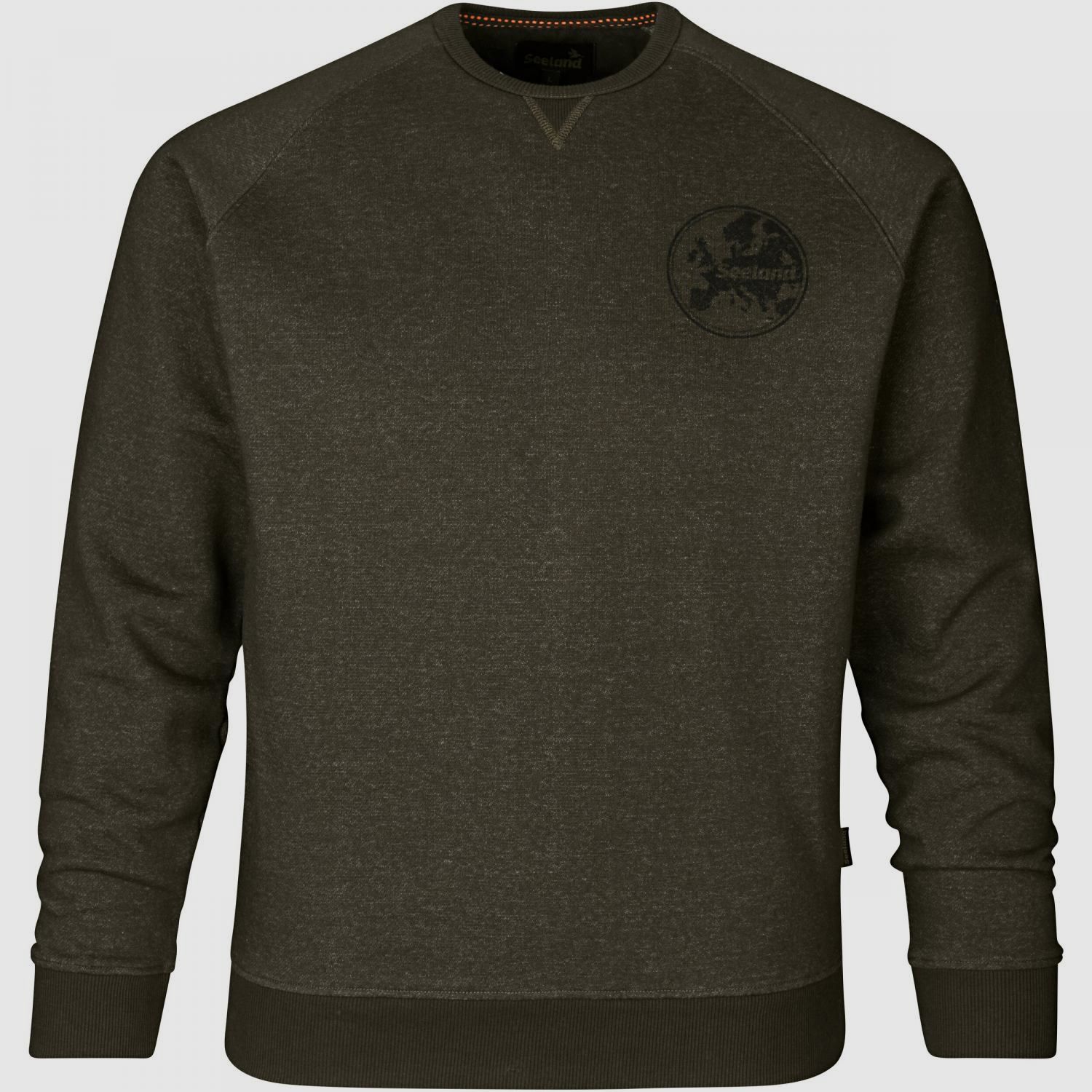 Key Point Sweatshirt Męski (Pine Green Melange)