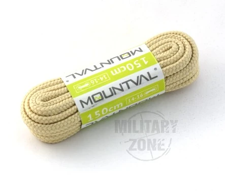 Mountval Schnürsenkel 150 cm beige – Trekking