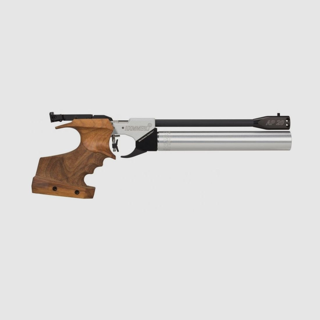 Pistolet Hämmerli AP20 pro droit Gr.M poignée en noyer