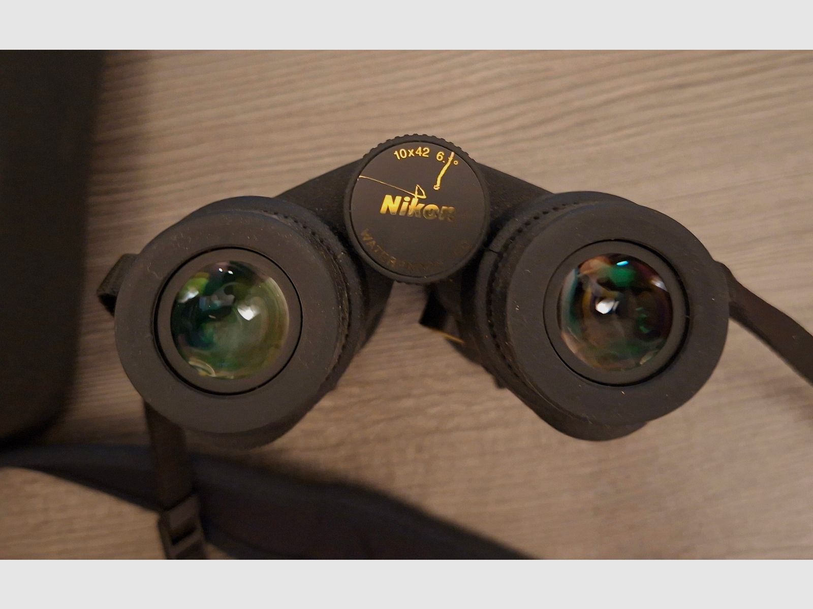 Nikon Laser Force 10x42, misuratore di distanza, binocolo, come nuovo, 