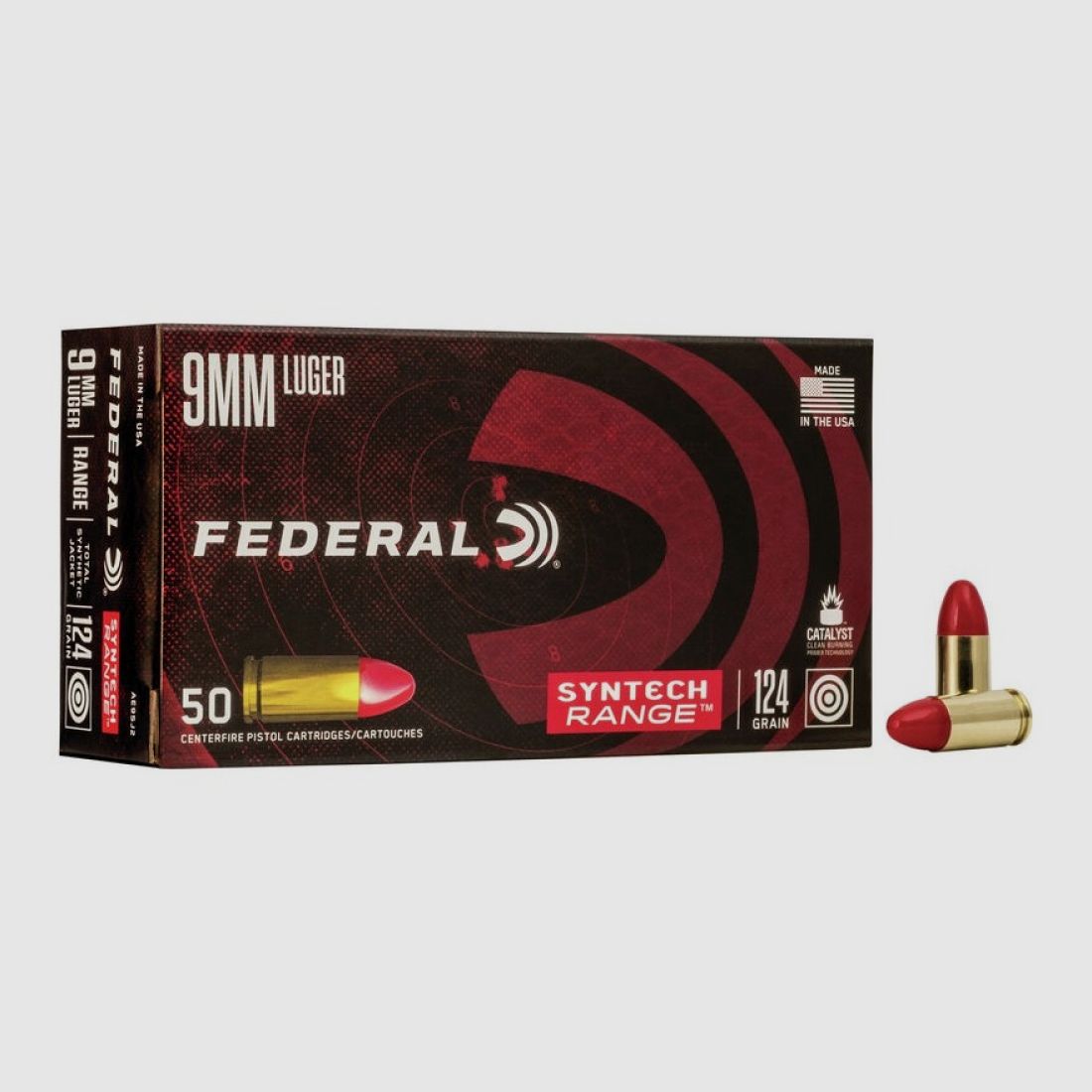 9mm Para Syntech 124 gr TSJ (Total Synthetic Jacket) VE50