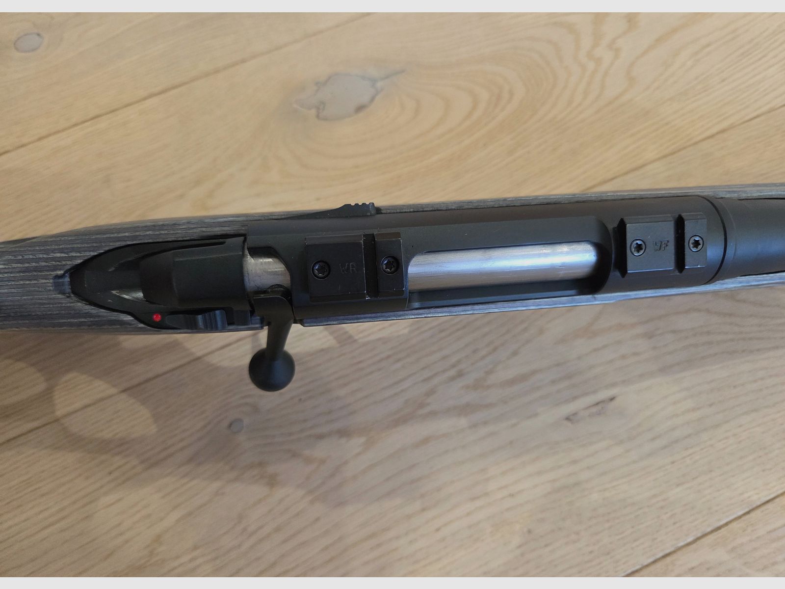 Winchester XPR repeating rifle in .308 with Steiner Ranger scope and silencer