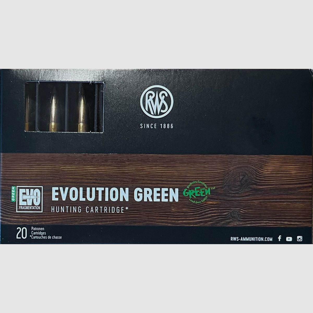 RWS Evo Green .308Win 139grs - 20 shots
