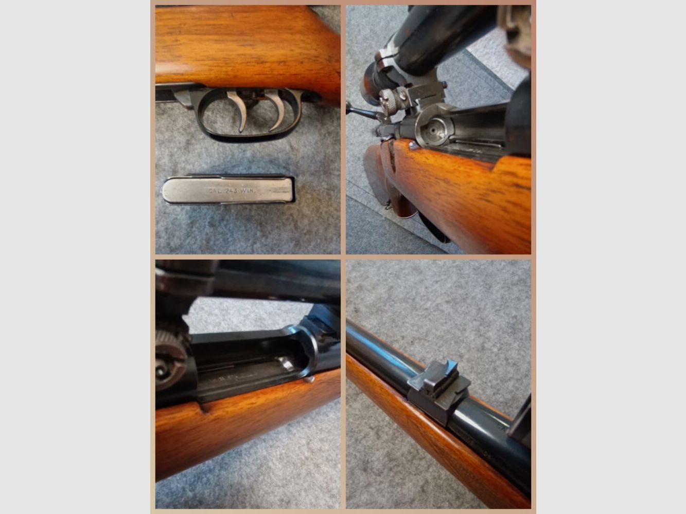 Fusil à répétition Krico Kriegeskorte avec optique Hubertus 4x