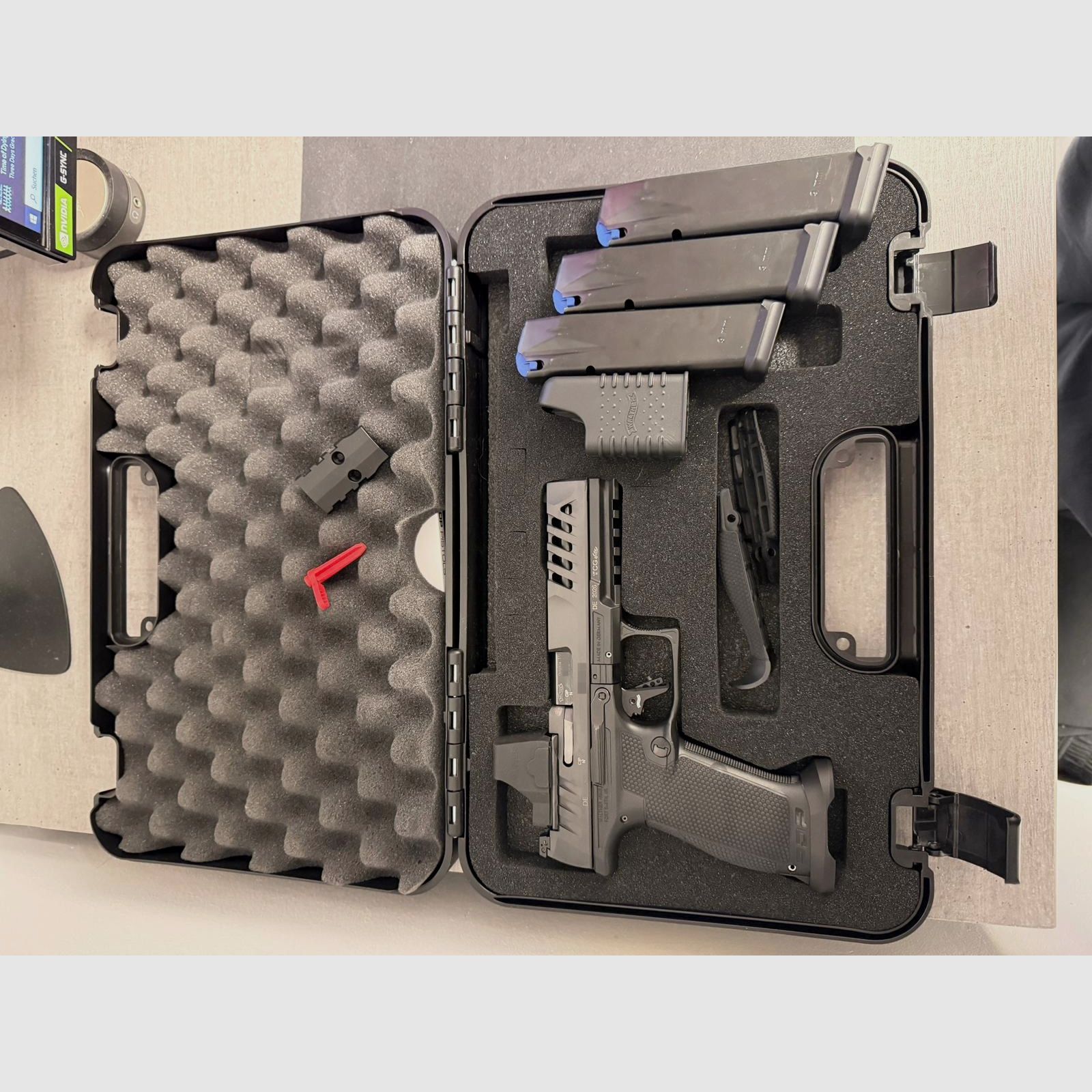 Walther PDP Match 5˝ tela polimerica + Holosun HS507COMP-GR