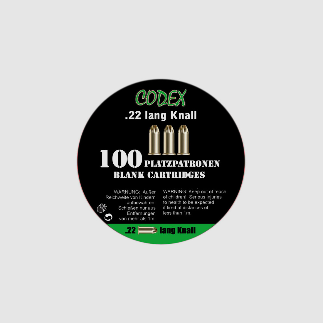 Codex blank cartridges - blank cartridges .22 long 50 pieces