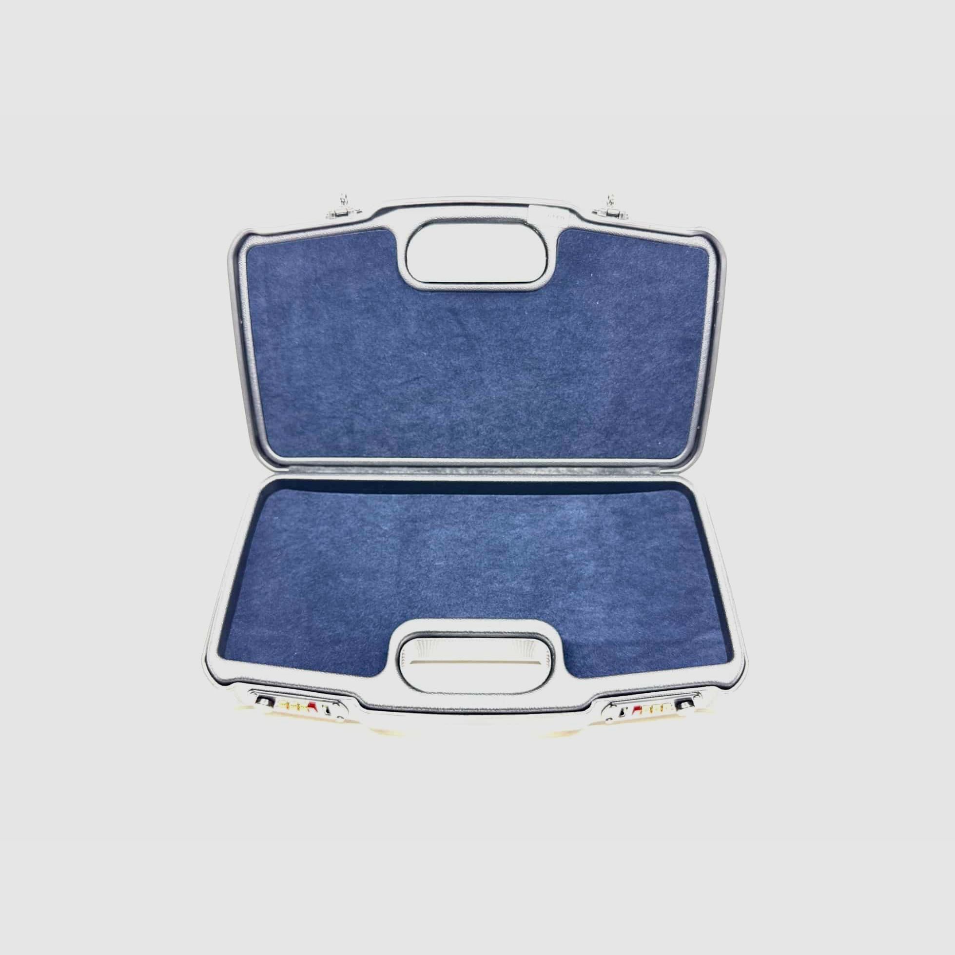 Negrini Lusso 2018TL Pistol Case with Combination Lock Blue 355x170x65mm, image 1 of 4