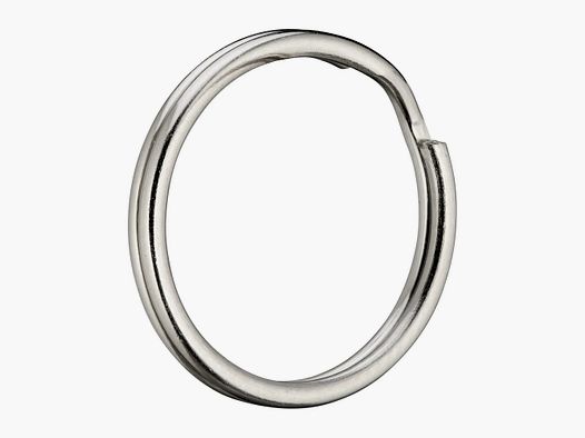 Silver-colored key ring
