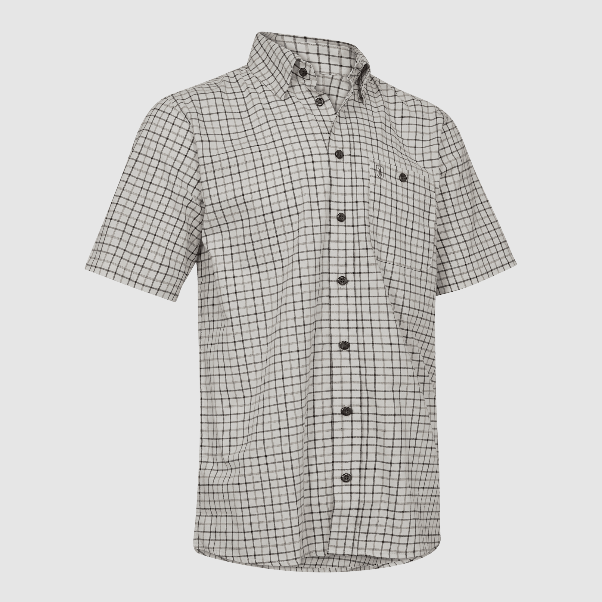 Deerhunter Gavin Shirt S/S Beige Check 39/40