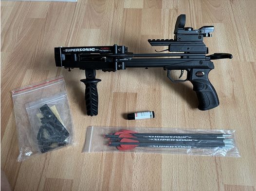 X-BOW fma SUPERSONIC kusza bloczkowa inkl. Red Dot & Bolzen