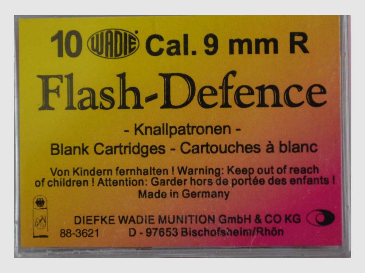 CARTRIDGES 9MM/380 FLASH DEFENCE BLANK X10, image 1 of 2