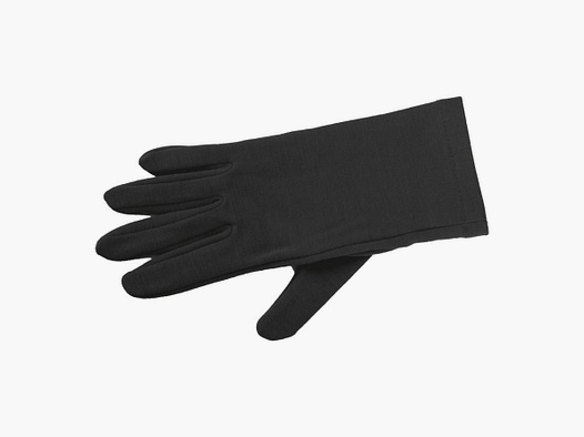 Lasting RUK Merinowolle Handschuhe Schwarz