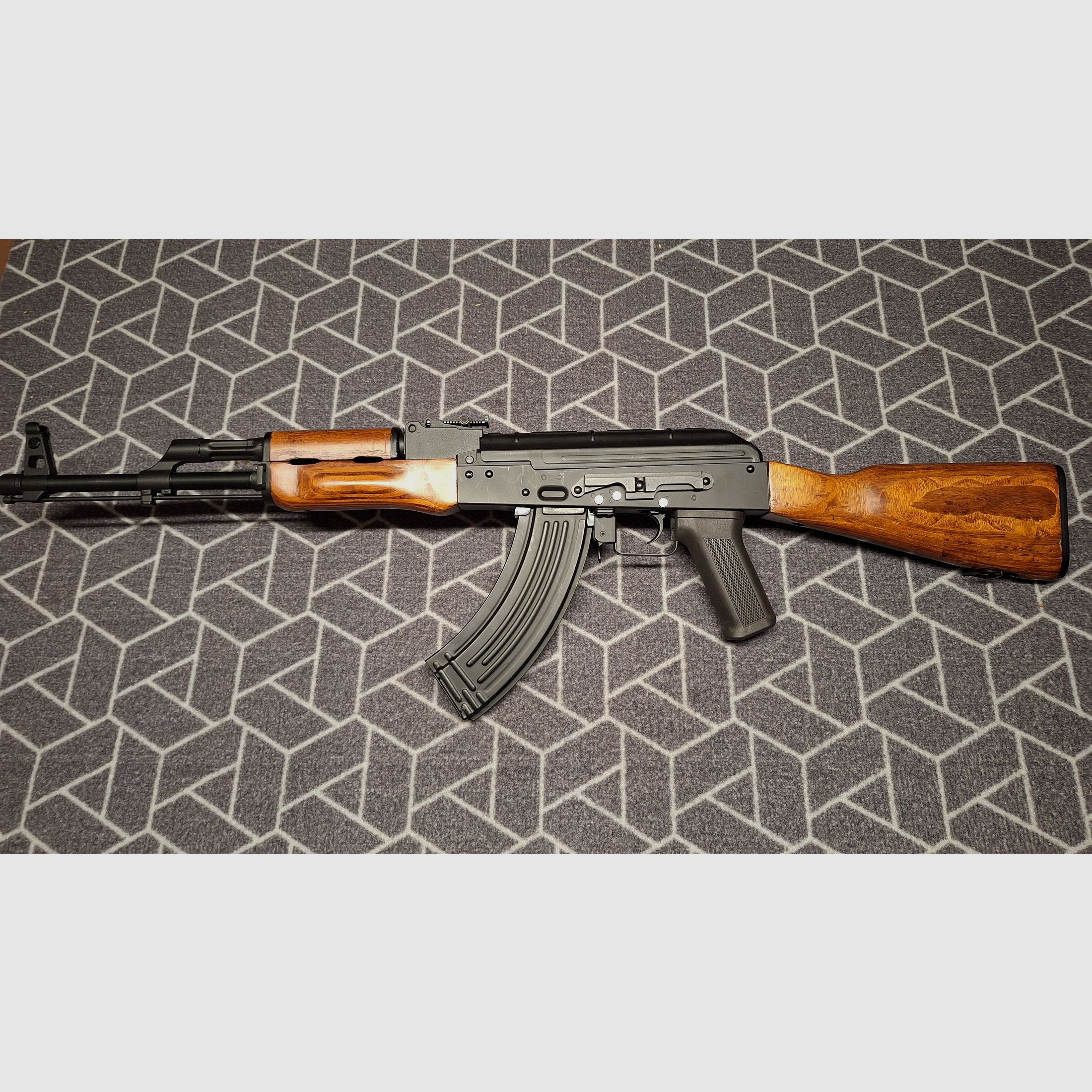 AK47 BEGADI SPORT AEG metal completo/madera real-NUEVO!