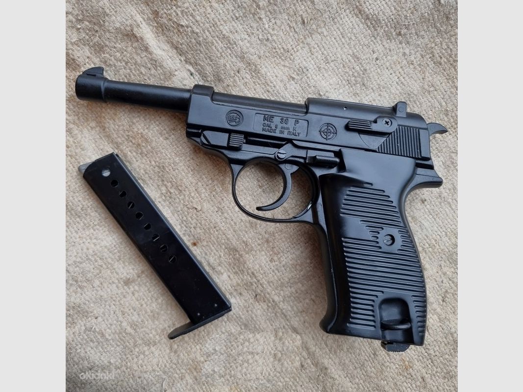 BRUNI ME 38P 8mm P.A.K. pistolet alarmowy - Walther P38 replika