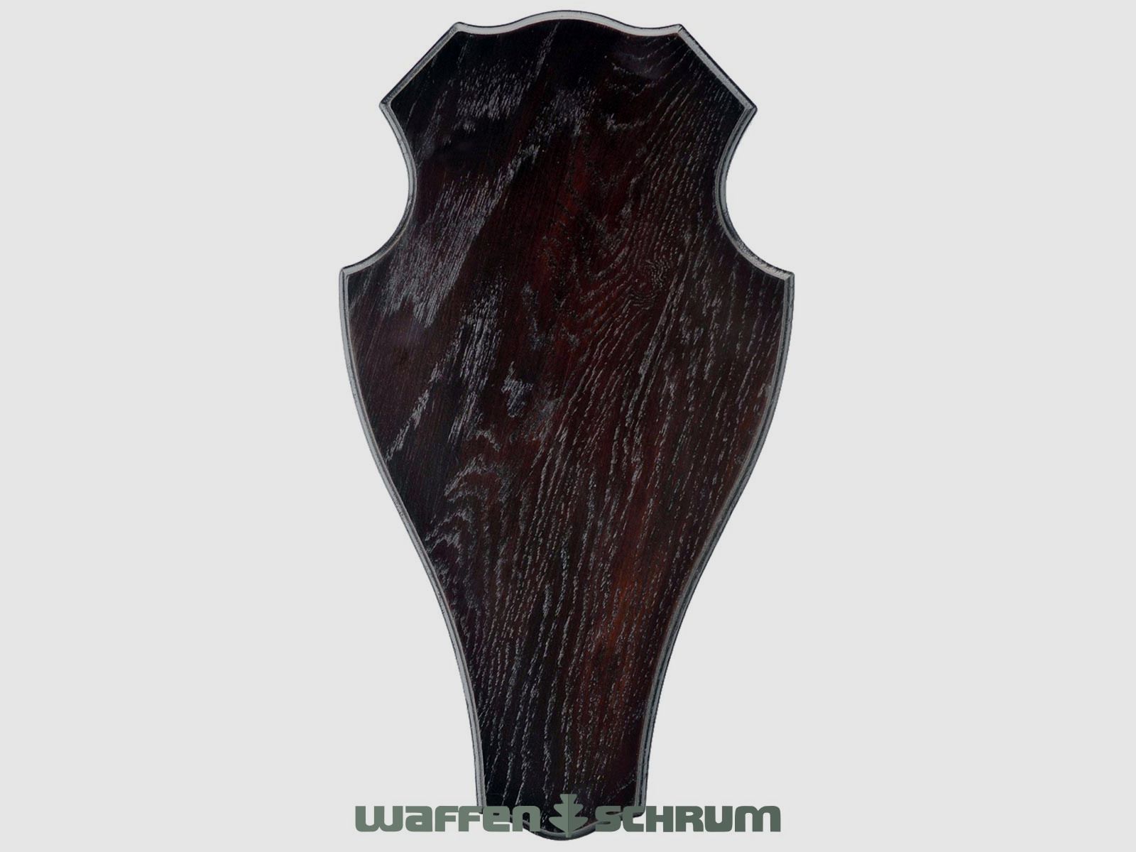 Eurohunt Geweihbrett 40x22cm Eiche - Dunkel - Rund