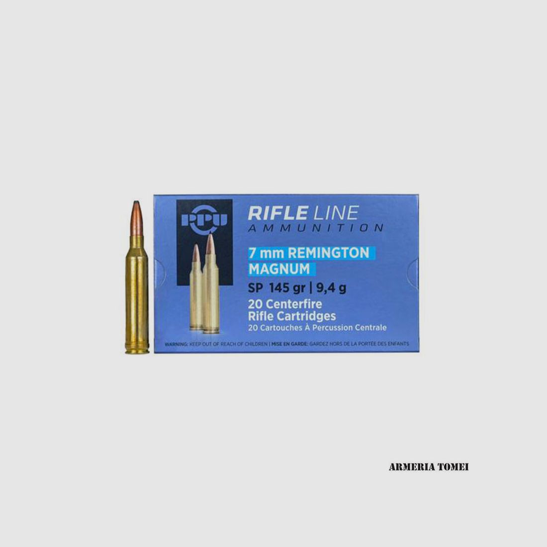 PPU PARTIZAN – 7mm Remington Magnum SP 145gr | 9.40g