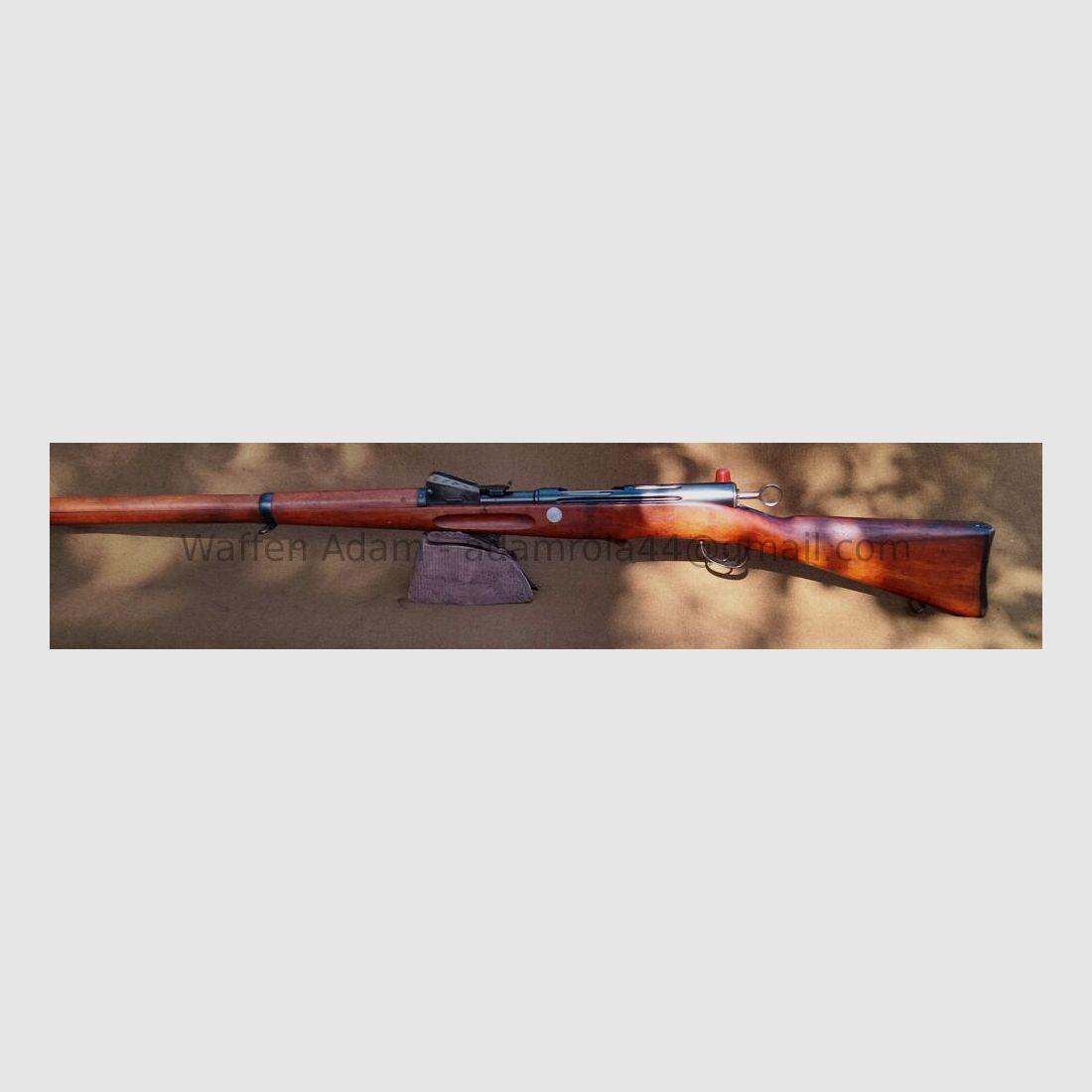 W+F, Fábrica de Armas Federal de Berna 1889 Rifle de cerrojo Schmidt Rubin
