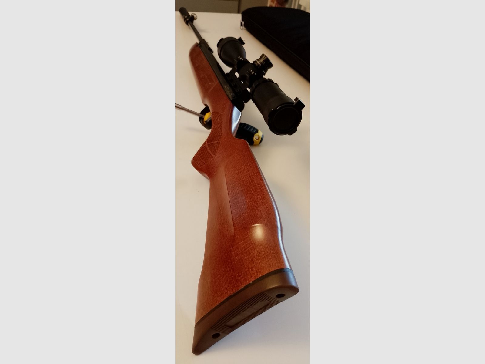 Break barrel air rifle Weihrauch HW 50 S FO beech stock caliber 4.5 mm (P18