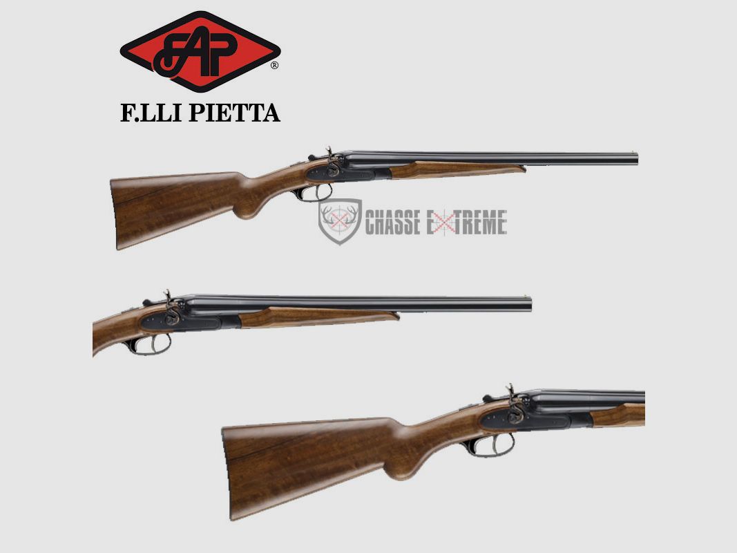 Flinte PIETTA Juxtapose Hurricane Jaspe Kal 12 51cm