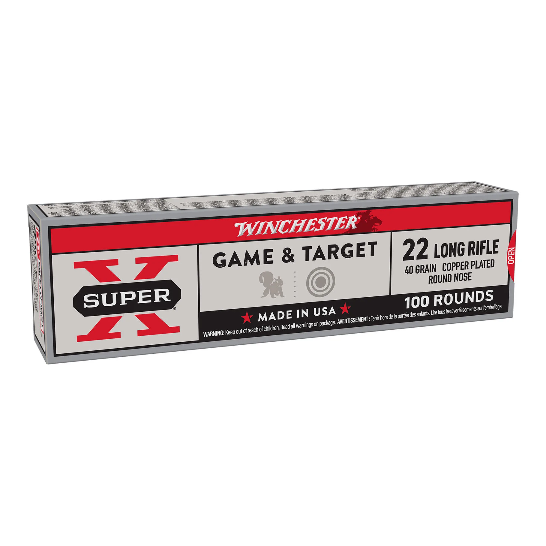 Munición Winchester Super Speed High Velocity 22 LR 40grns (100)