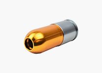 40mm BB-Shower Long Airsoft Granate Silver/copper - 80 rds 6mm