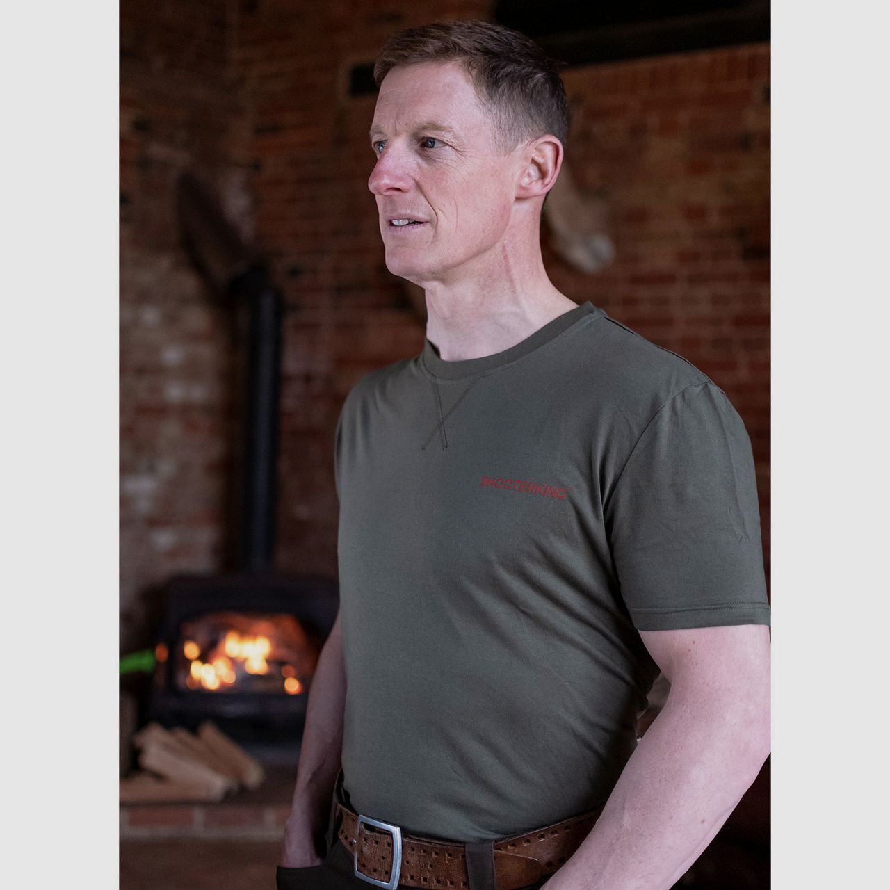 ShooterKing T-Shirt Outlander Olijf Groen, afbeelding 3 van 4