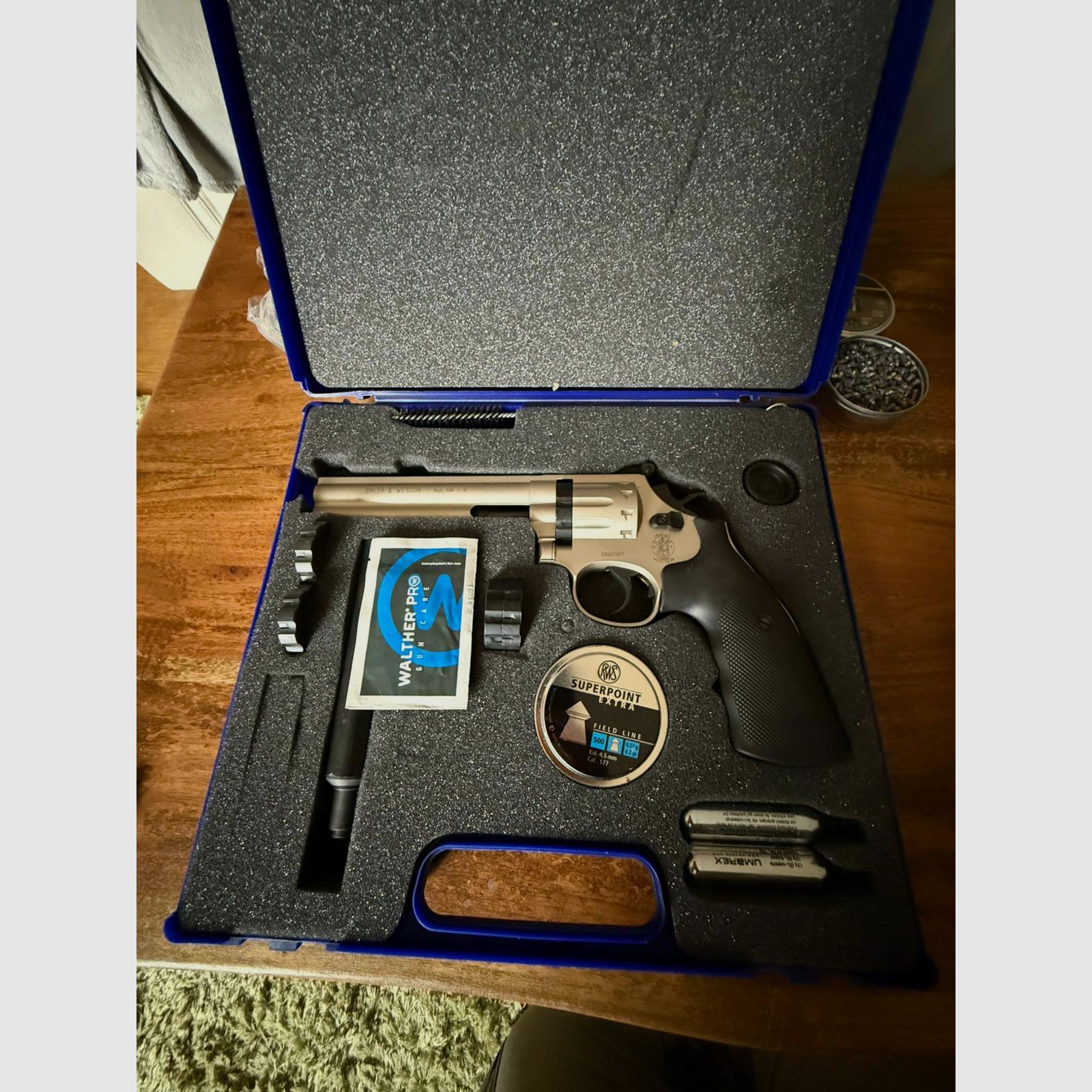 Revolver Co2 UMAREX Smith & Wesson 686 - 6 pollici Nickel 4,5 mm Diabolo