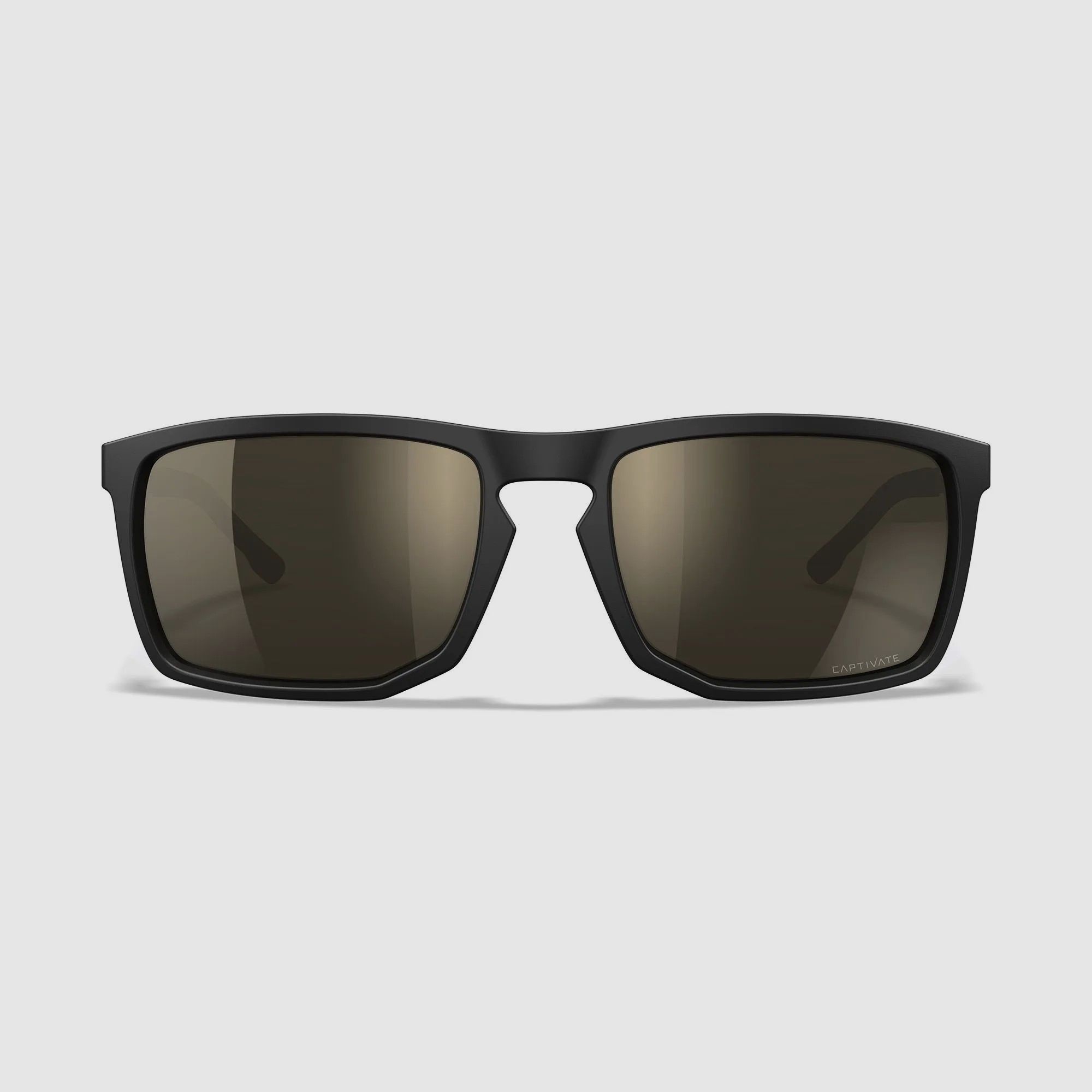 Lunettes de soleil Wiley X AXE avec verres CAPTIVATE Polarized Tungsten Mirror, monture Matte Black AC6AXE04, image 2 sur 5