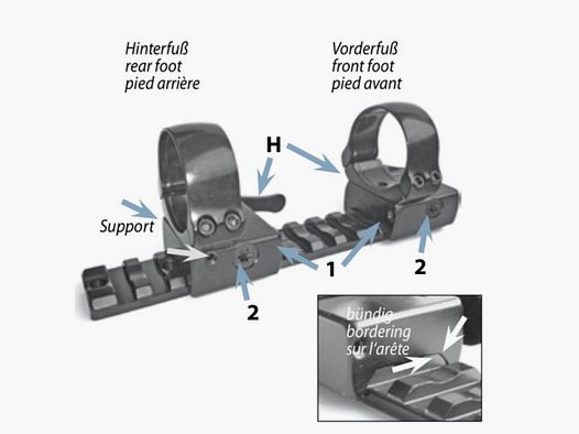 EAW Ringmontaż Weaverprisma BH 10 średnica 30 mm 472003010021