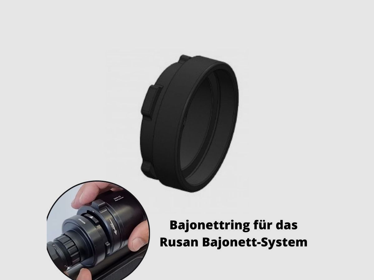 Rusan Modular Adapter - Bajonettring - M33,5 P Positionierbar