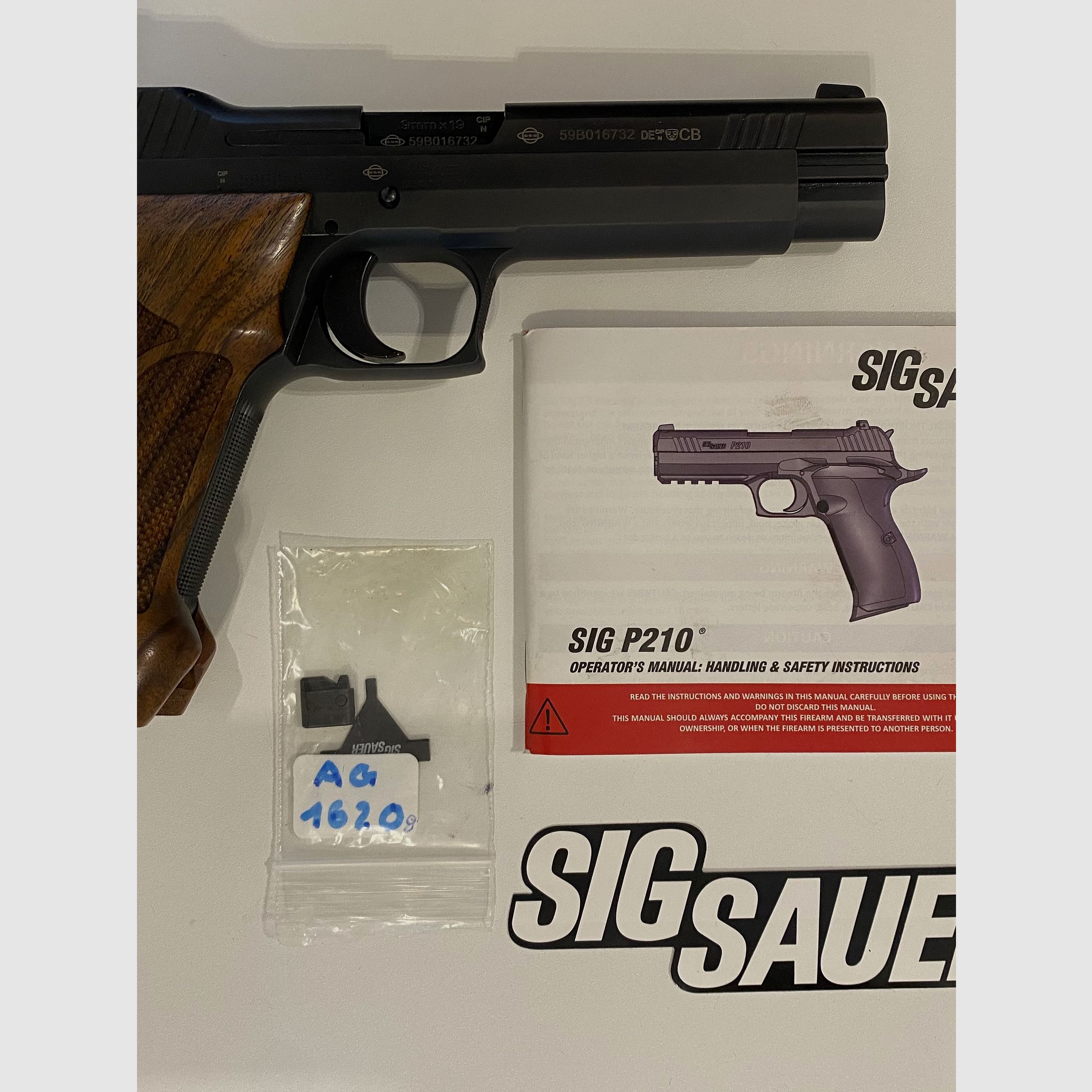 SIG Sauer P210 Target, Kaliber 9mm Luger -Top Zustand!-