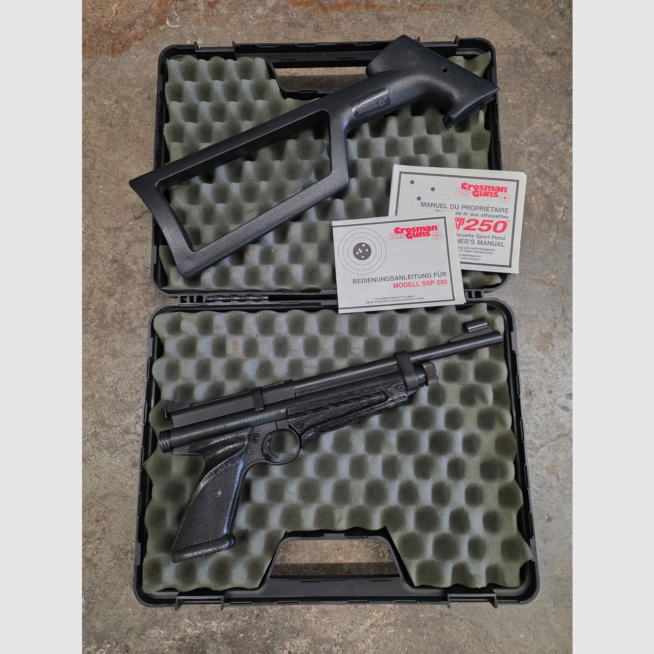 Pistola de CO2 Crosman Silhouette SSP 250 en calibre 4,5 mm Diabolo